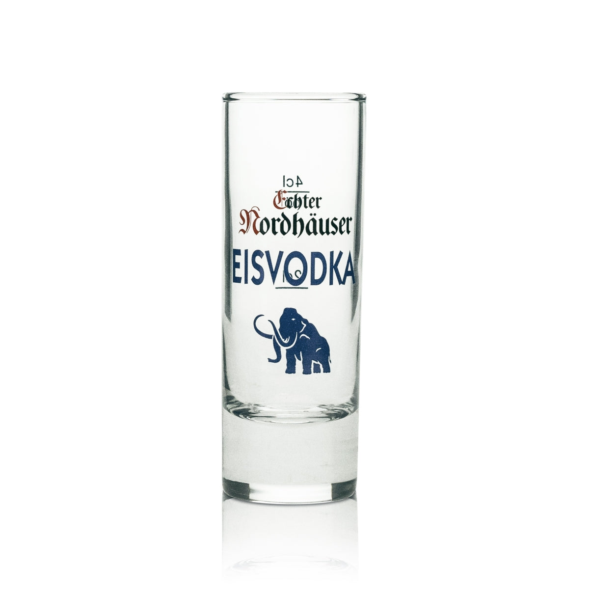 6x Verre à shot allongé Echter Nordhäuser Korn Eisvodka 4 cl – Vue 2