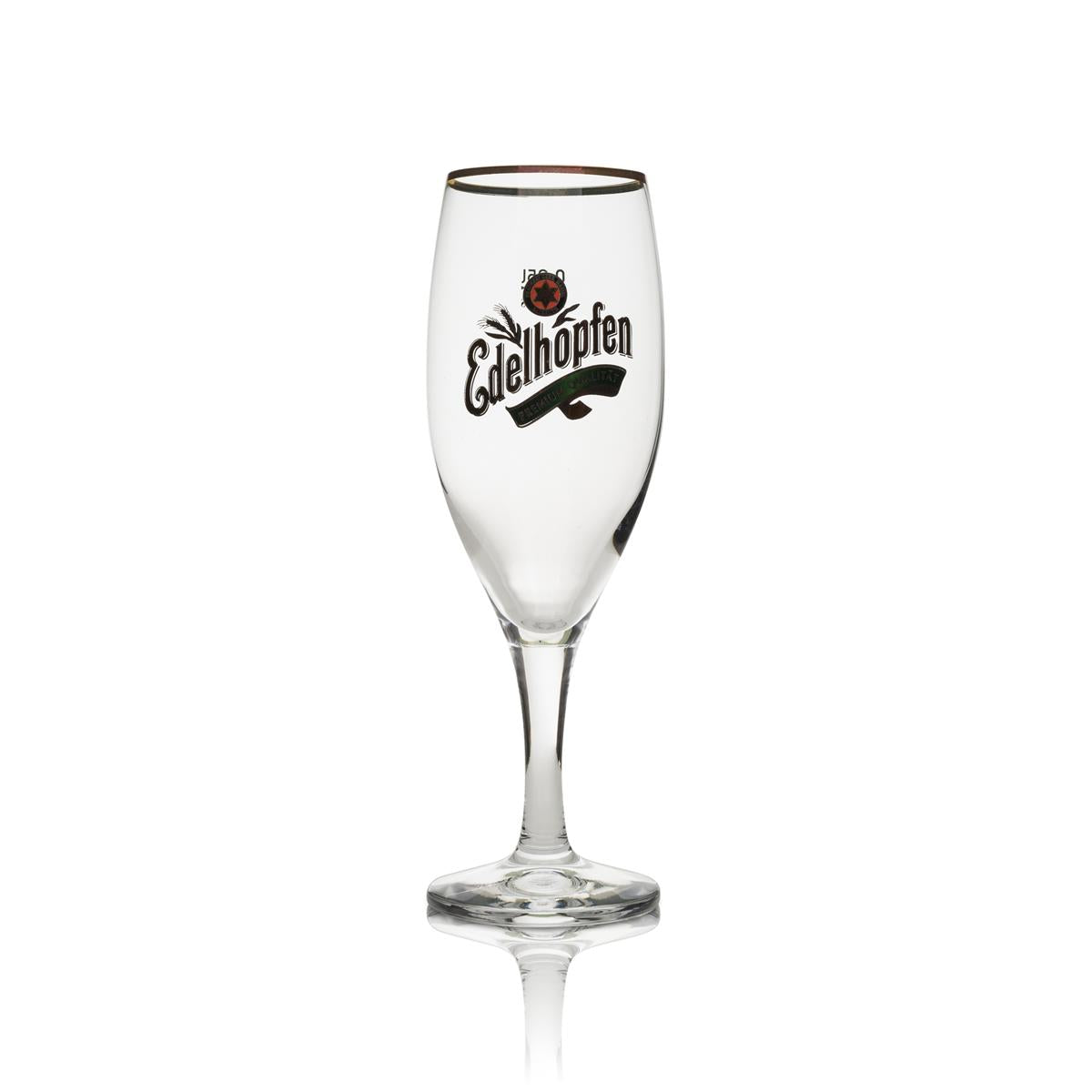 6 verres à bière Edelhopfen 0,25 l, bord doré – Vue 2