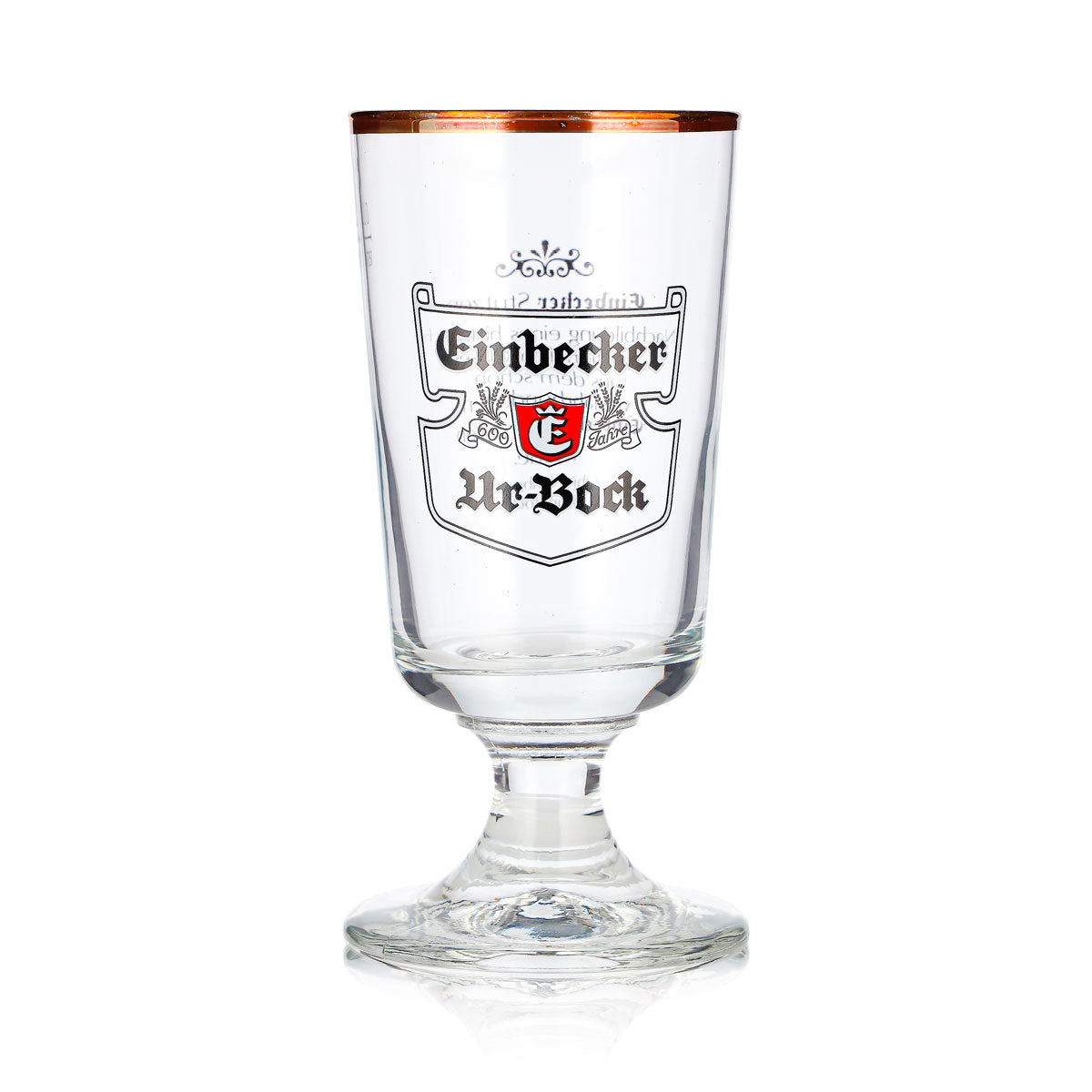 Lot de 6 verres à bière Einbecker de 0,2 l, modèle « Urbock » (verre à pied / tulipe) avec logo Rastal Brauerstutzen (lot de 6) – Vue 3
