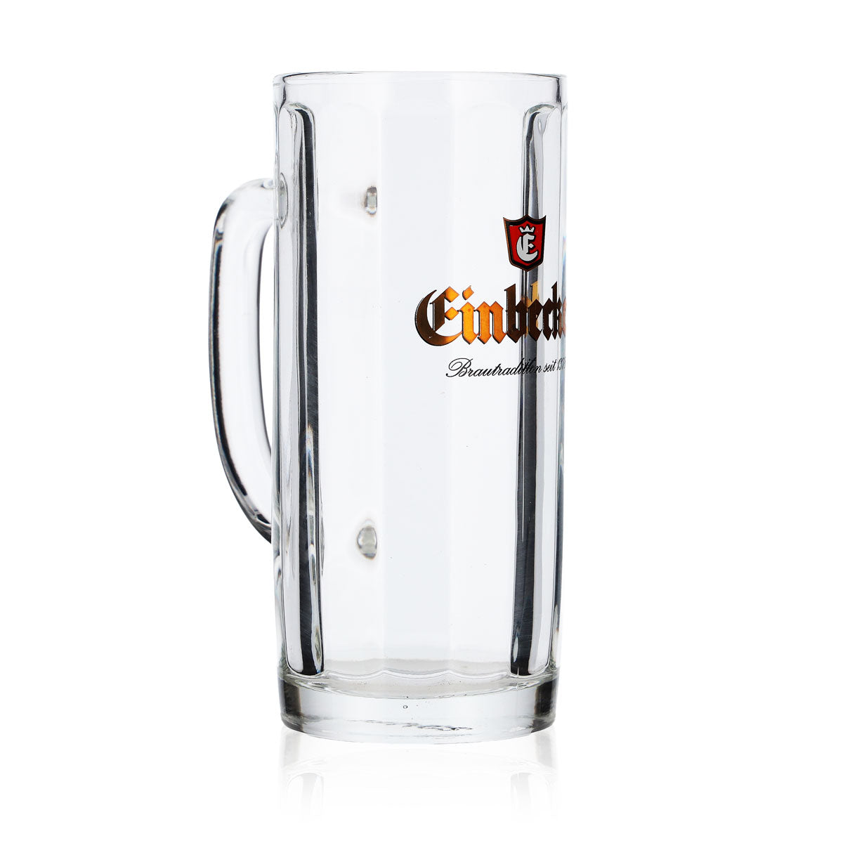 6 verres à bière Einbecker 0,2 l, inscription dorée en relief, verres à bière Sahm Moldau – Vue 3