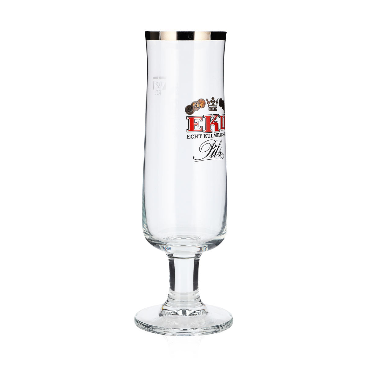 6 verres à bière Eku de 0,3 l, forme coupe, bord platine, RC (lot de 6) – Vue 3