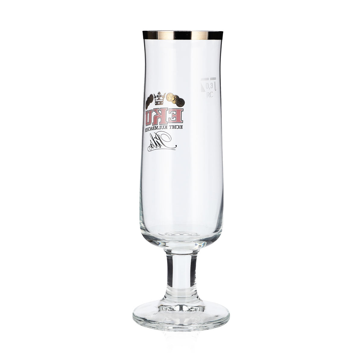 6 verres à bière Eku de 0,3 l, forme coupe, bord platine, RC (lot de 6) – Vue 4
