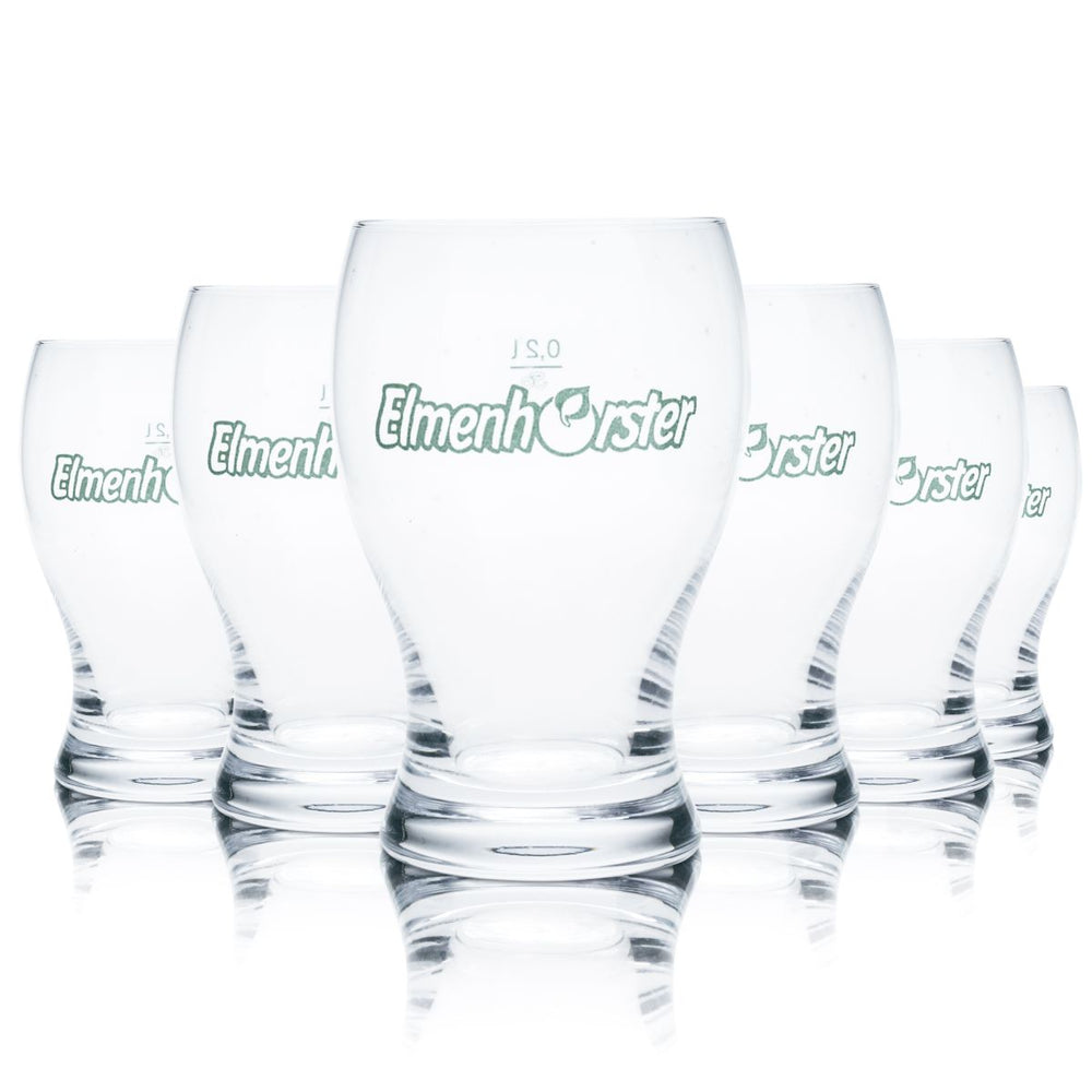 6x Elmenhorster verre 0,2l verre tumbler verre set jus eau minérale soda