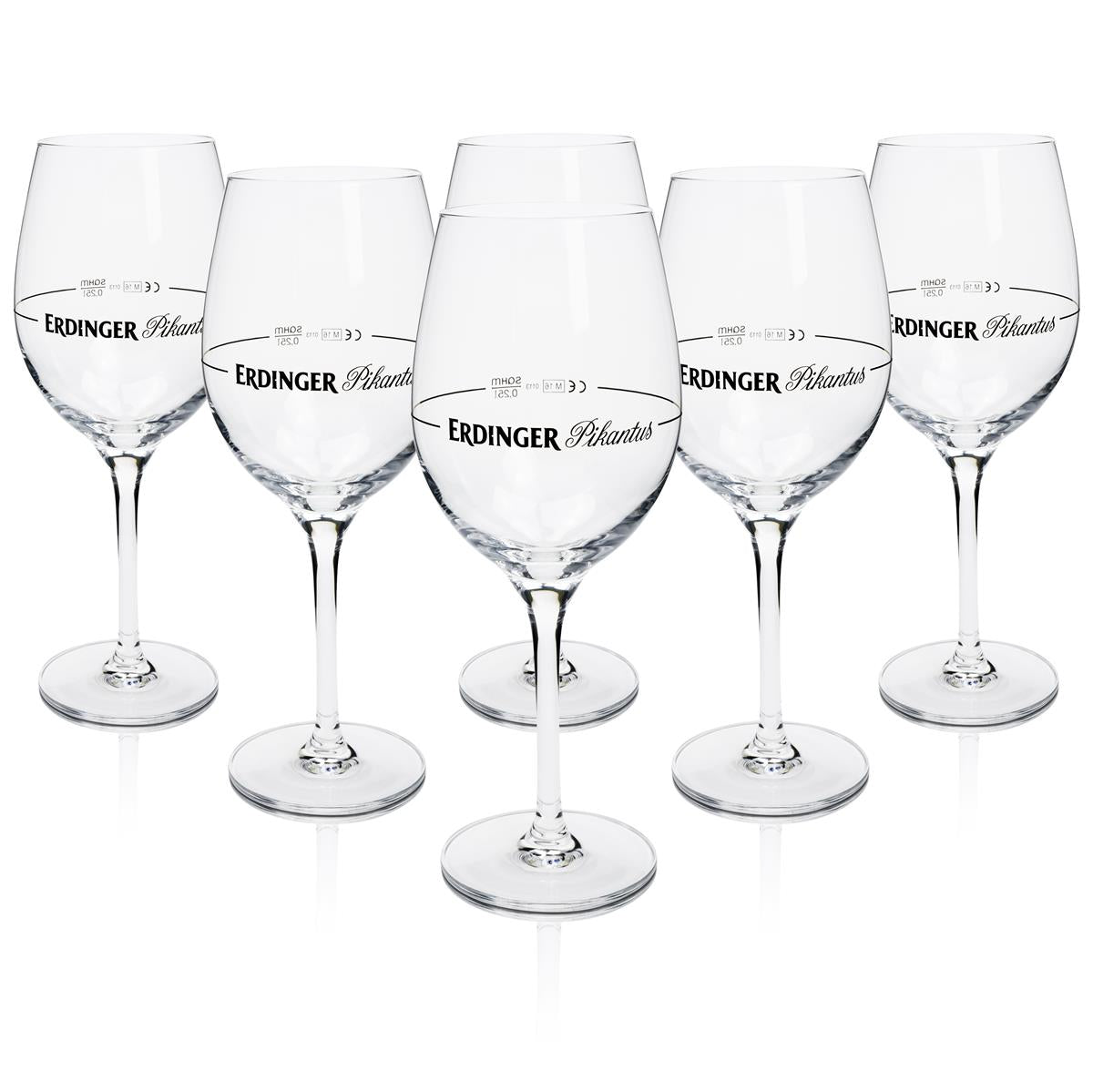6 verres à bière Erdinger 0,25 l Pikantus Pokal Apéritif