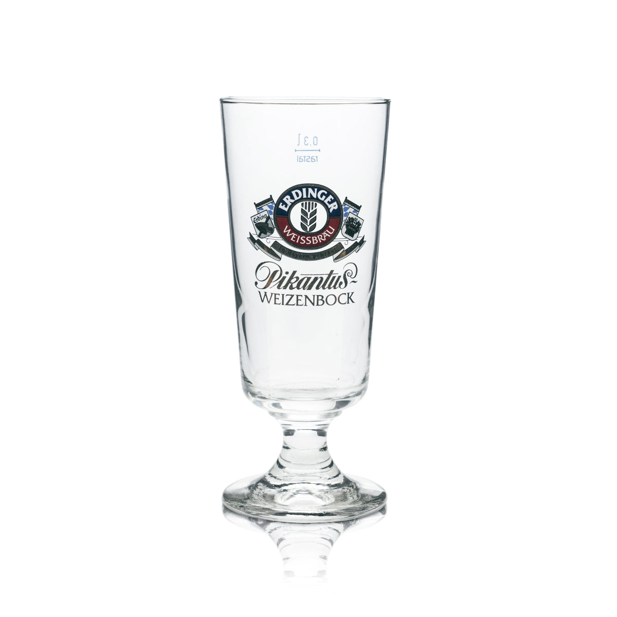 6 verres à bière Erdinger 0,3 l, forme tulipe, calice, verres à levure, bière blanche, bière forte, bar gastronomique – Vue 2