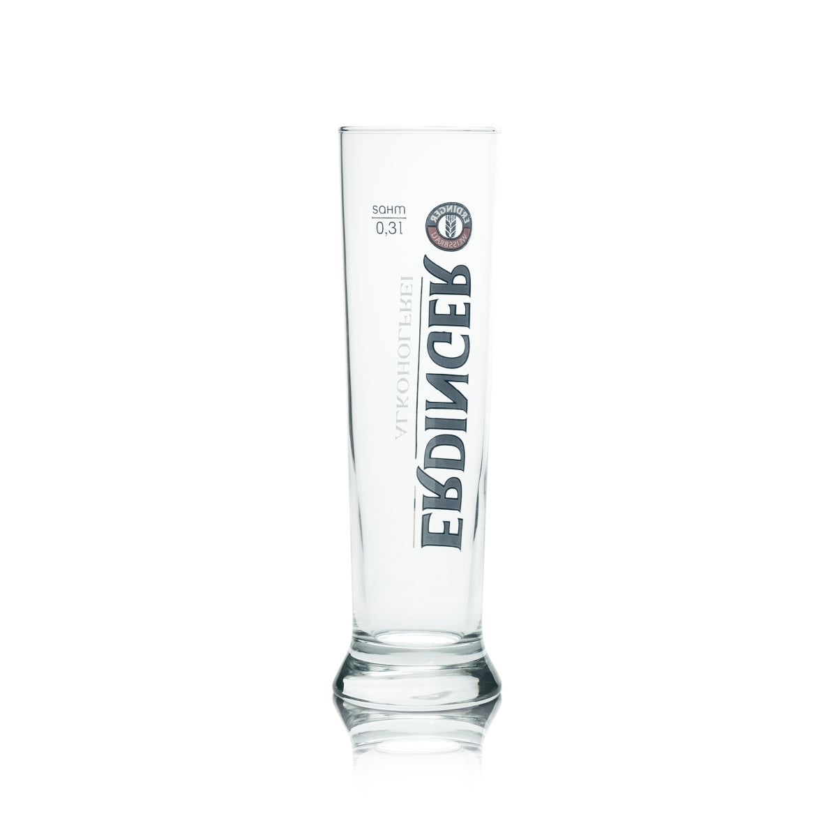 6 verres Erdinger 0,3 l Hefeweizen Weißbier Pokal sans alcool, calibrés pour la restauration – Vue 6