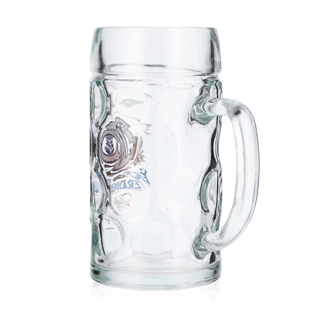 6 chopes en verre Erdinger Weissbräu de 0,5 l Krug Punktseidel / Isarseidel – Vue 5