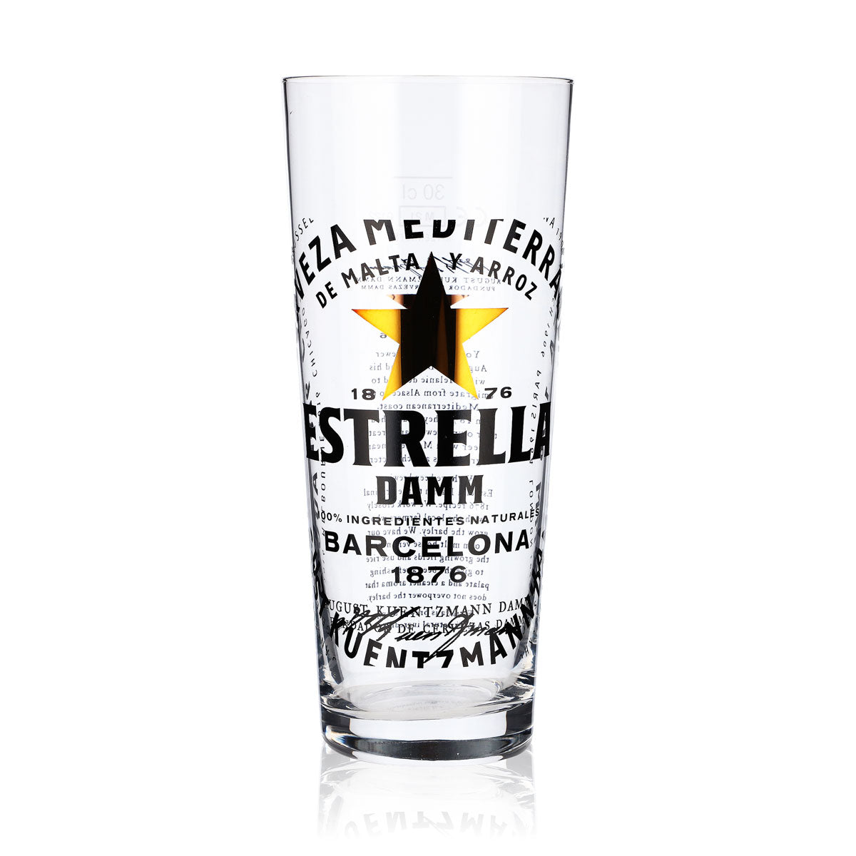 6 verres à bière Estrella Damm 0,3 l Verres à bière Verres à bière Gobelets Ritzenhoff – Vue 2