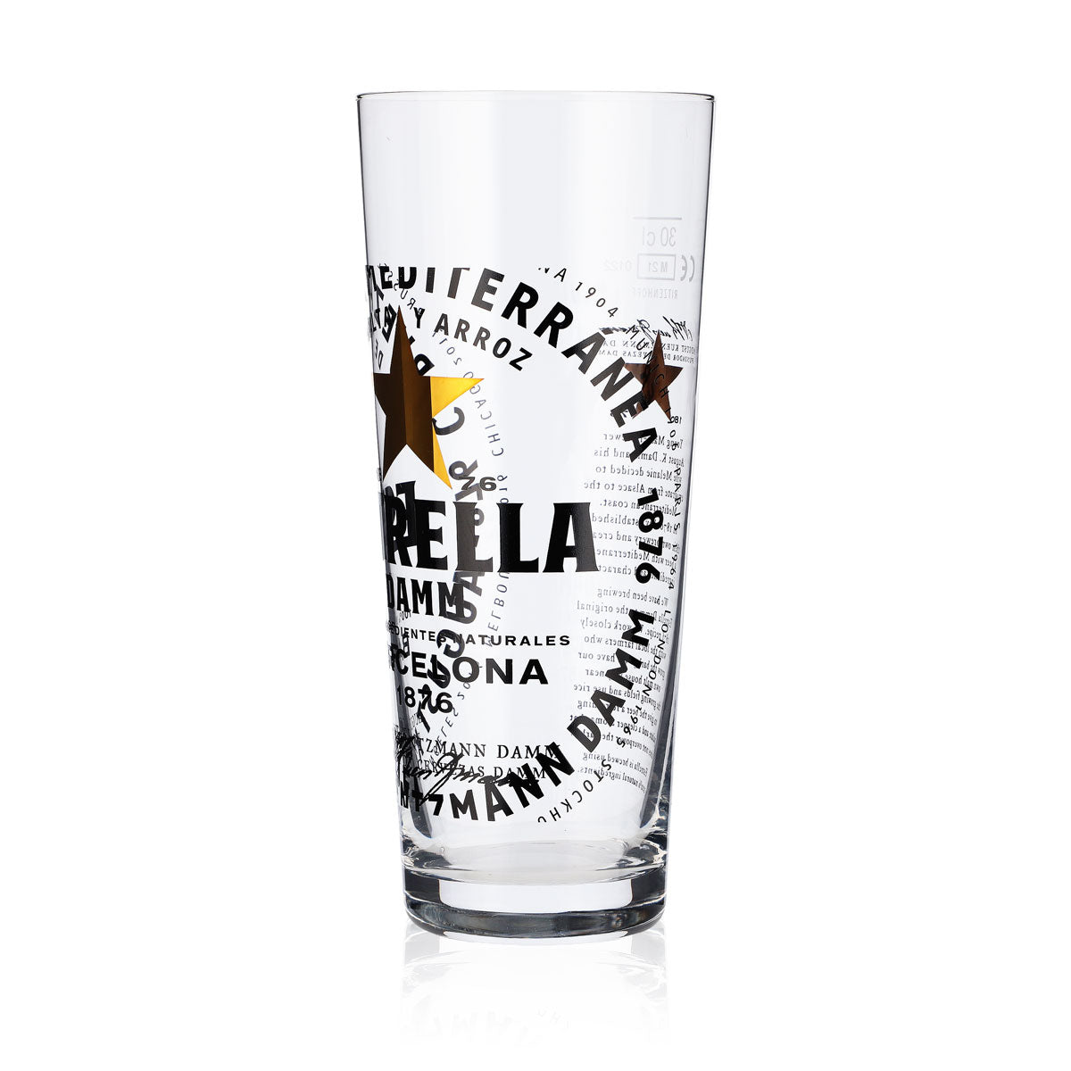 6 verres à bière Estrella Damm 0,3 l Verres à bière Verres à bière Gobelets Ritzenhoff – Vue 5