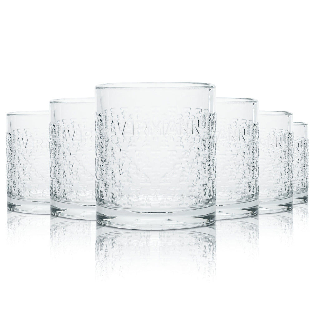 6 verres à whisky Evermann 0,2 l Tumbler Contour Longdrink Gläser Black Forest Malt