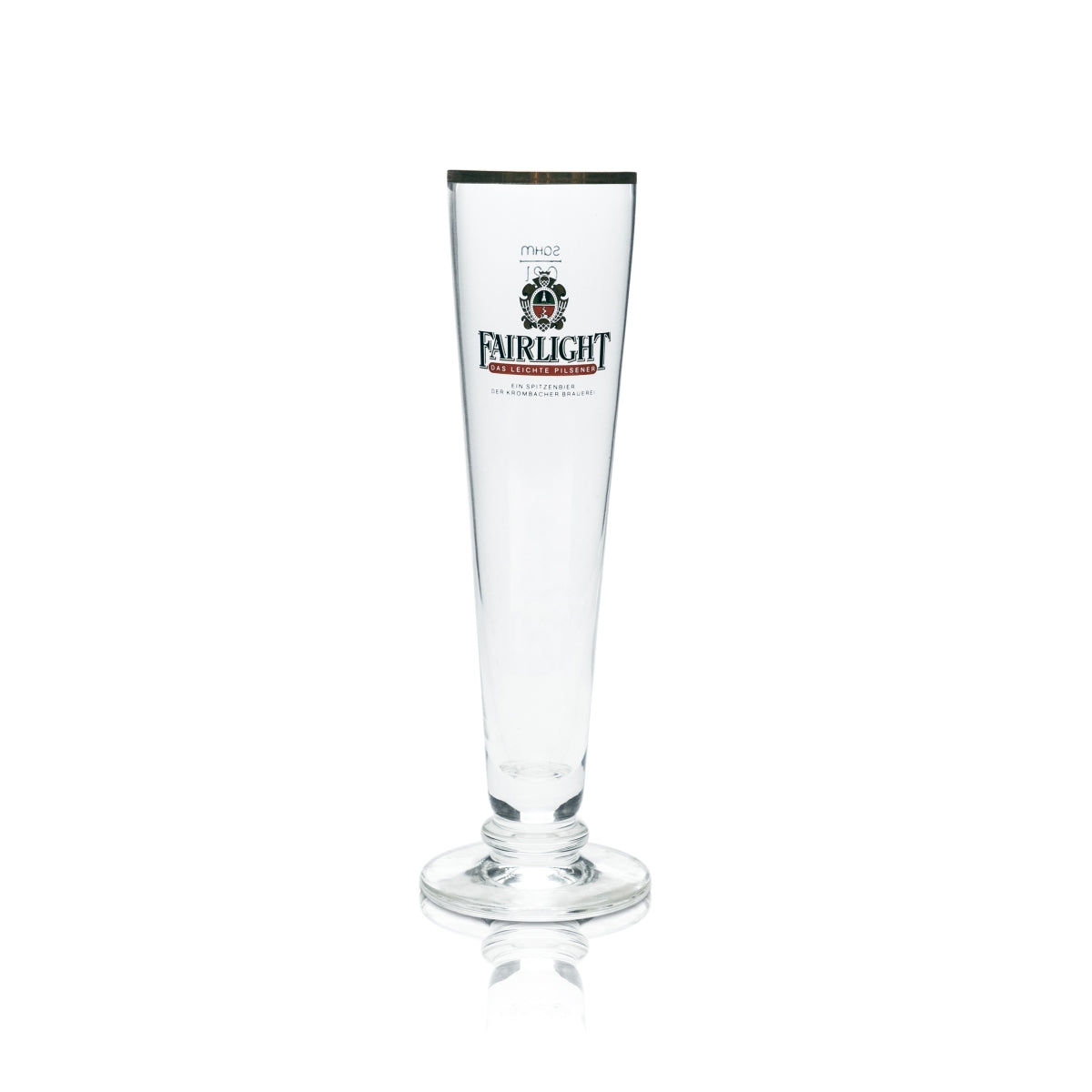 6 verres à bière Fairlight 0,2 l, forme tulipe, bord doré, verres Gatro Kneipe Pils Brau – Vue 2