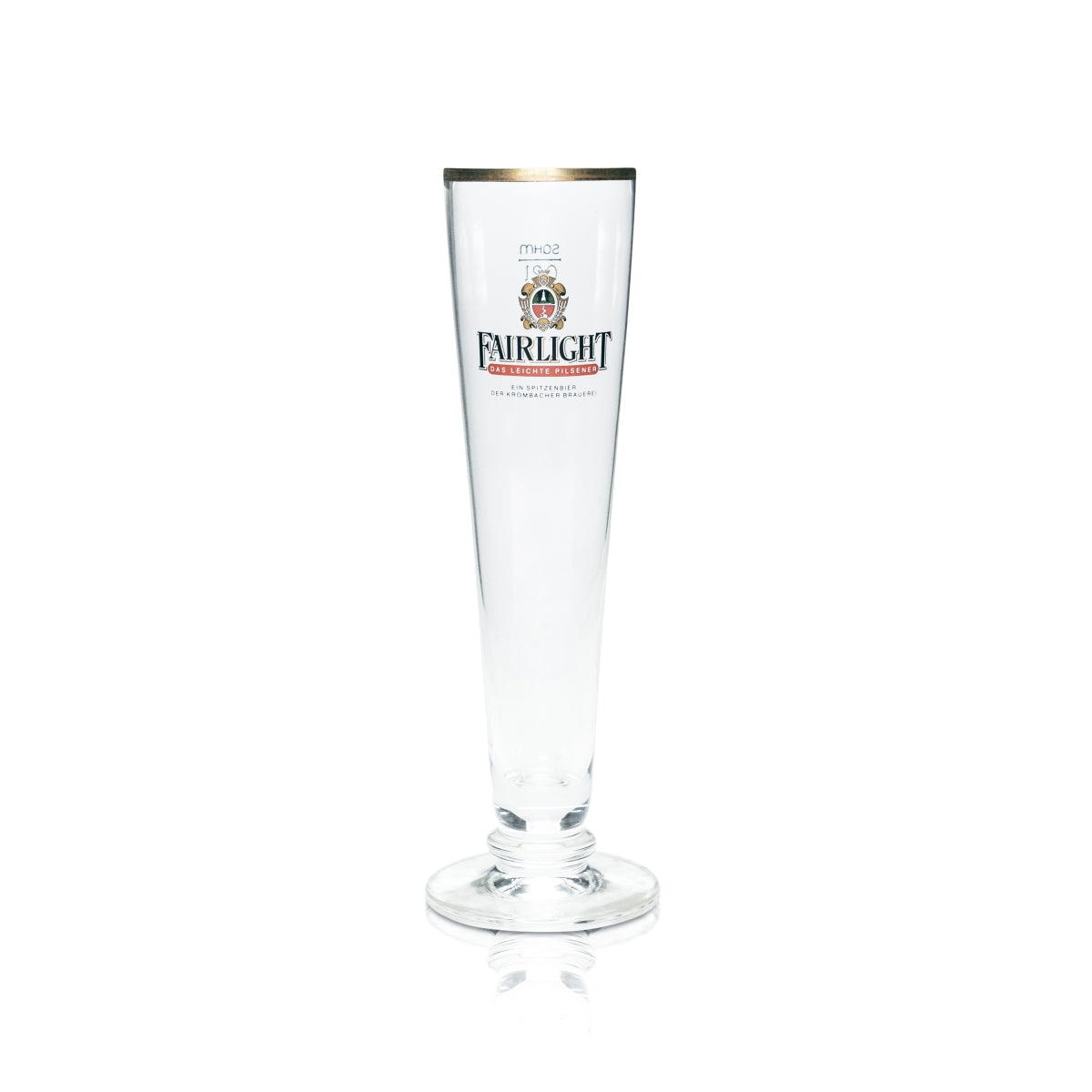 6 verres à bière Fairlight 0,2 l, forme tulipe, bord doré, verres Gatro Kneipe Pils Brau – Vue 3