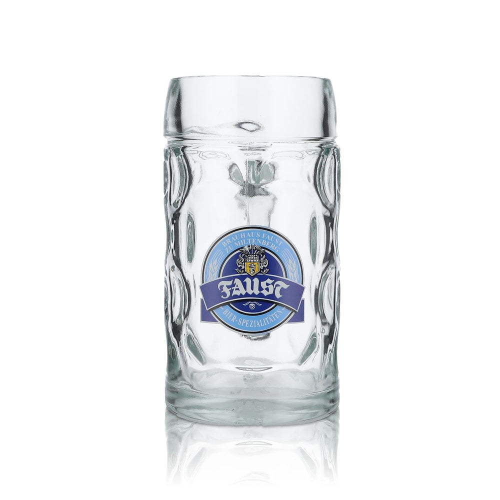 6 verres Faust 0,5 l, chopes à bière, verres à bière, ensemble de verres, brasserie, spécialités de bière