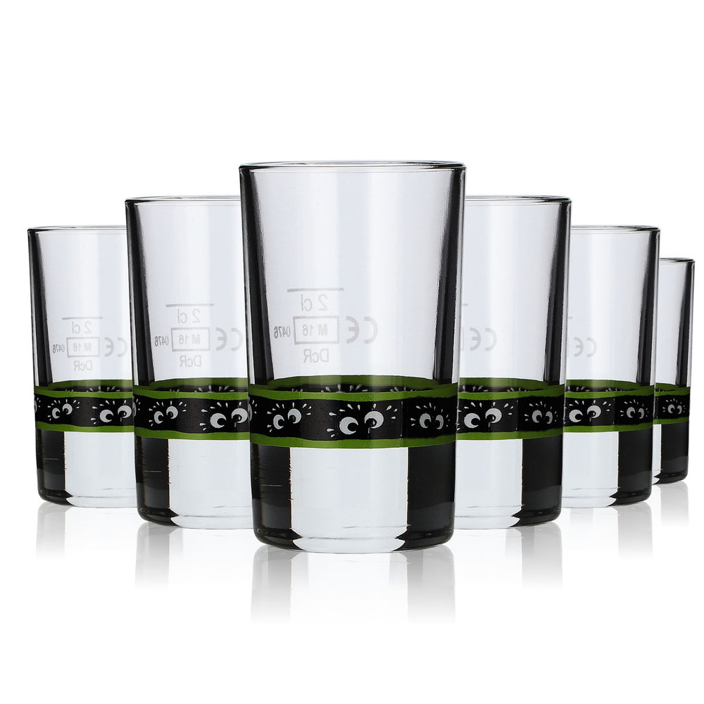 6x Verres à liqueur Feigling Verres à shot Verres Stamper Verres à apéritif