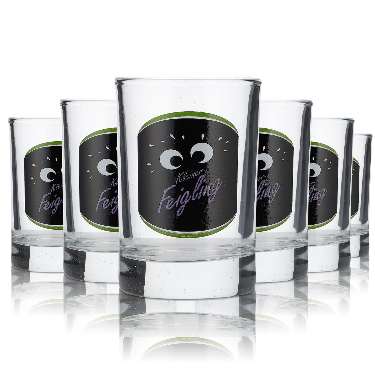 6 verres à liqueur Feigling, verres à shot Stamper, édition spéciale « verte »