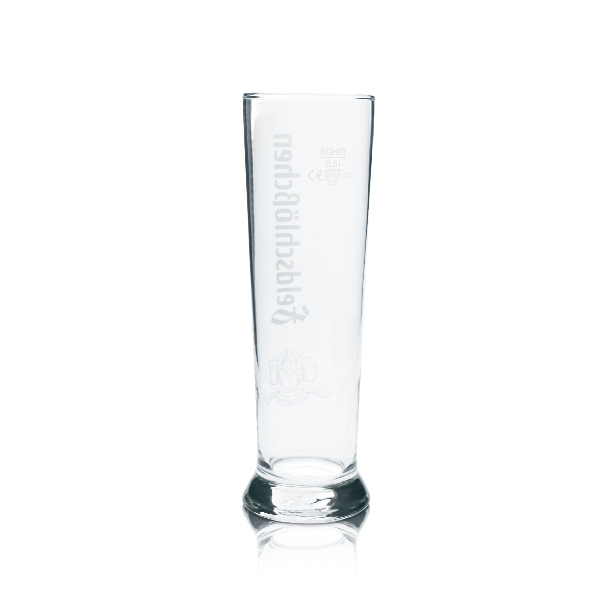 6 verres Feldschlößchen 0,5 l, forme tulipe, calibrés pour la restauration, pour la bière – Vue 3