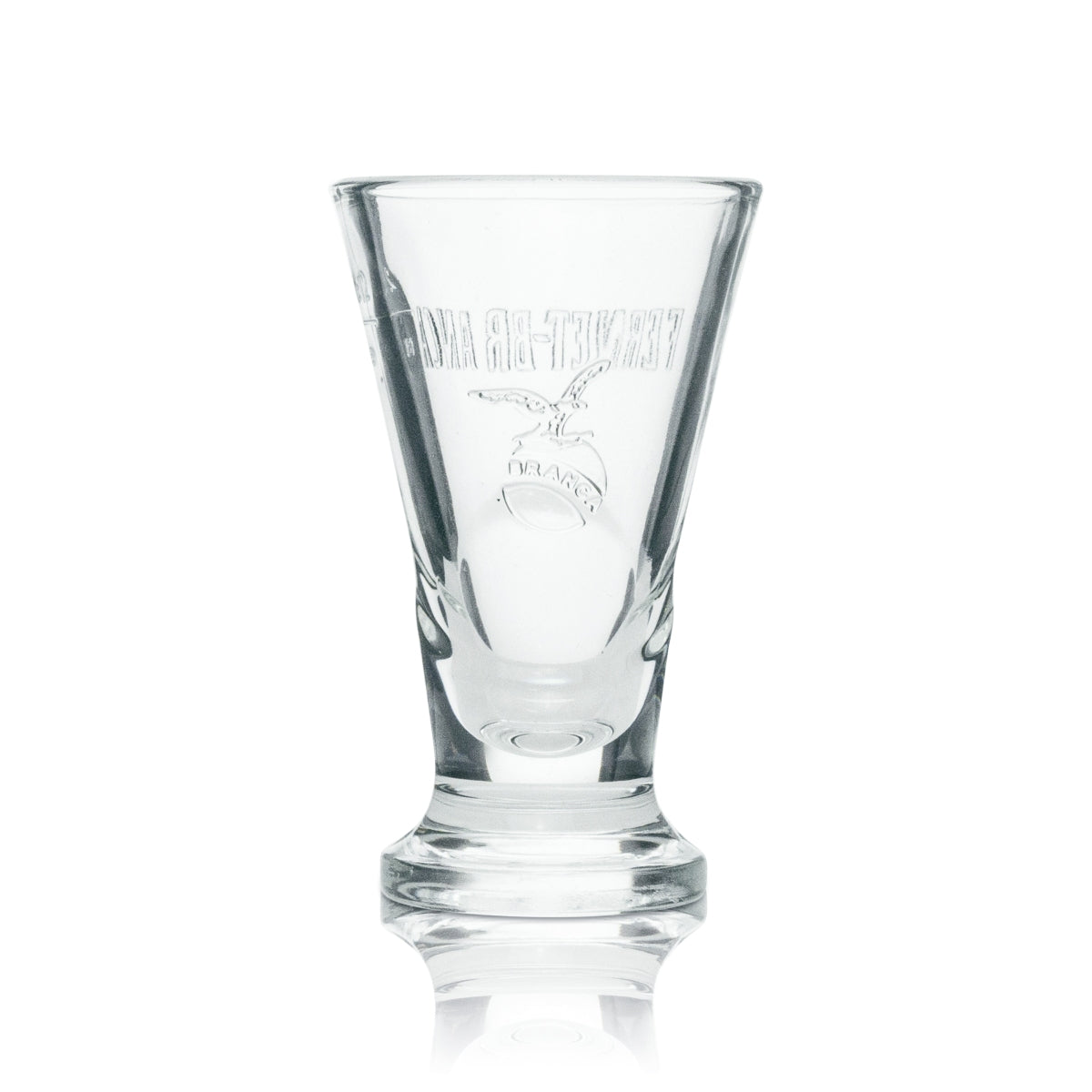 6x Fernet Branca Verres à liqueur en relief en forme de V Verres à shot Verres à liqueur – Vue 3