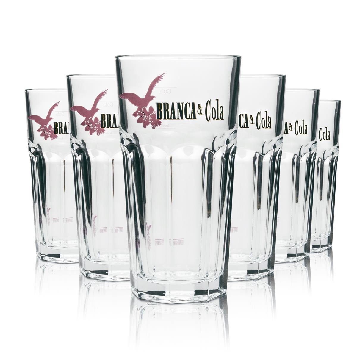 6 verres à liqueur Fernet Branca Longdrink Branca & Cola