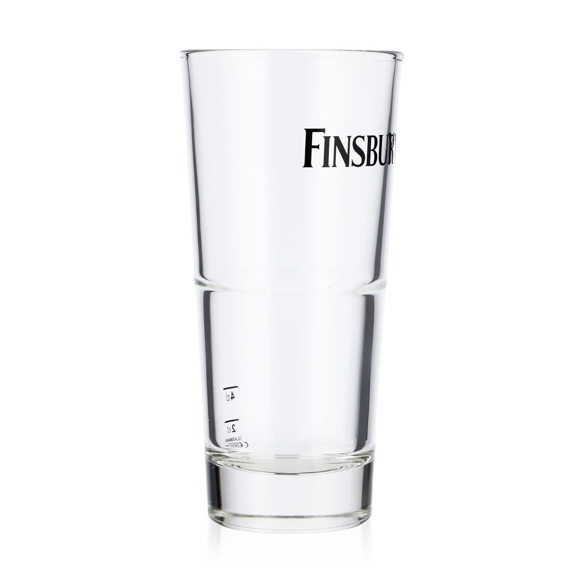 6 verres à gin Finsbury Ginglas 0,35 l, logo noir horizontal – Vue 3