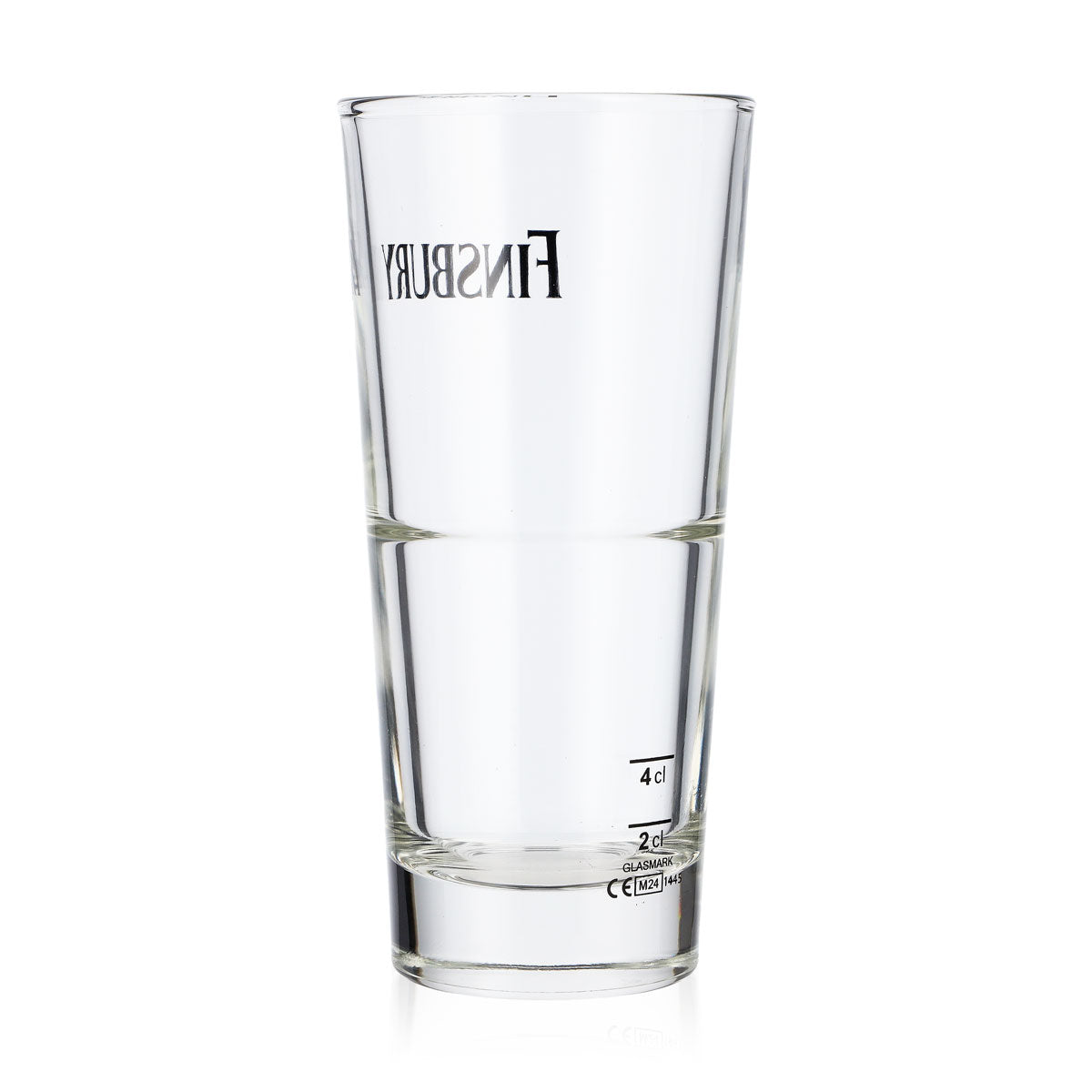 6 verres à gin Finsbury Ginglas 0,35 l, logo noir horizontal – Vue 4