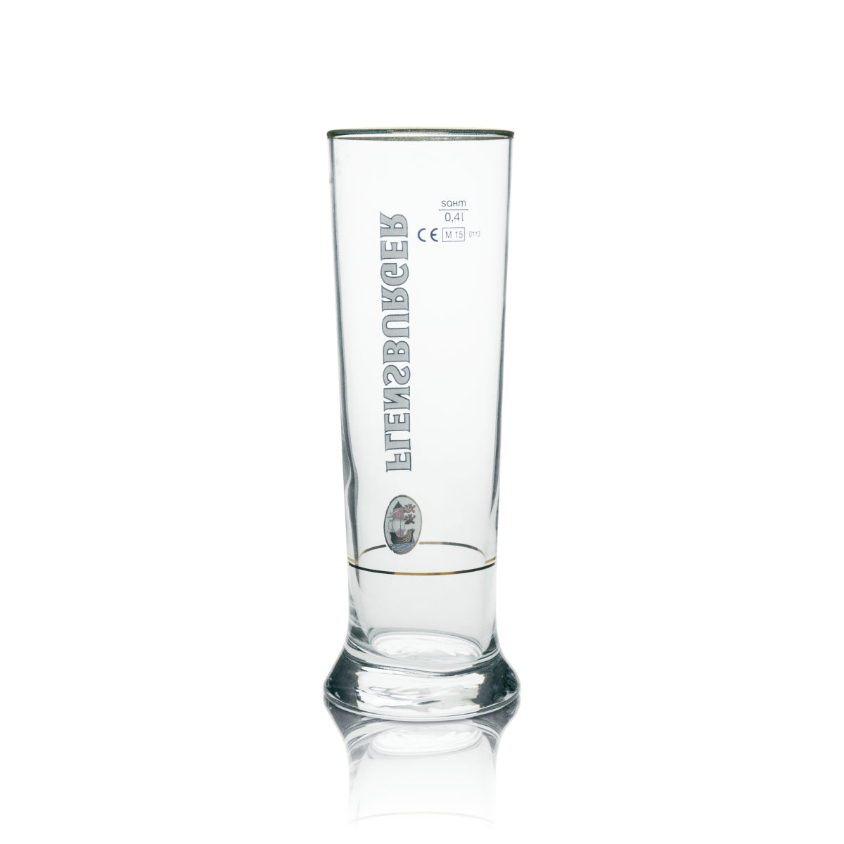 6 verres à bière Flensburg 0,4 l, exclusifs, Vancouver Sahm, bord doré – Vue 3
