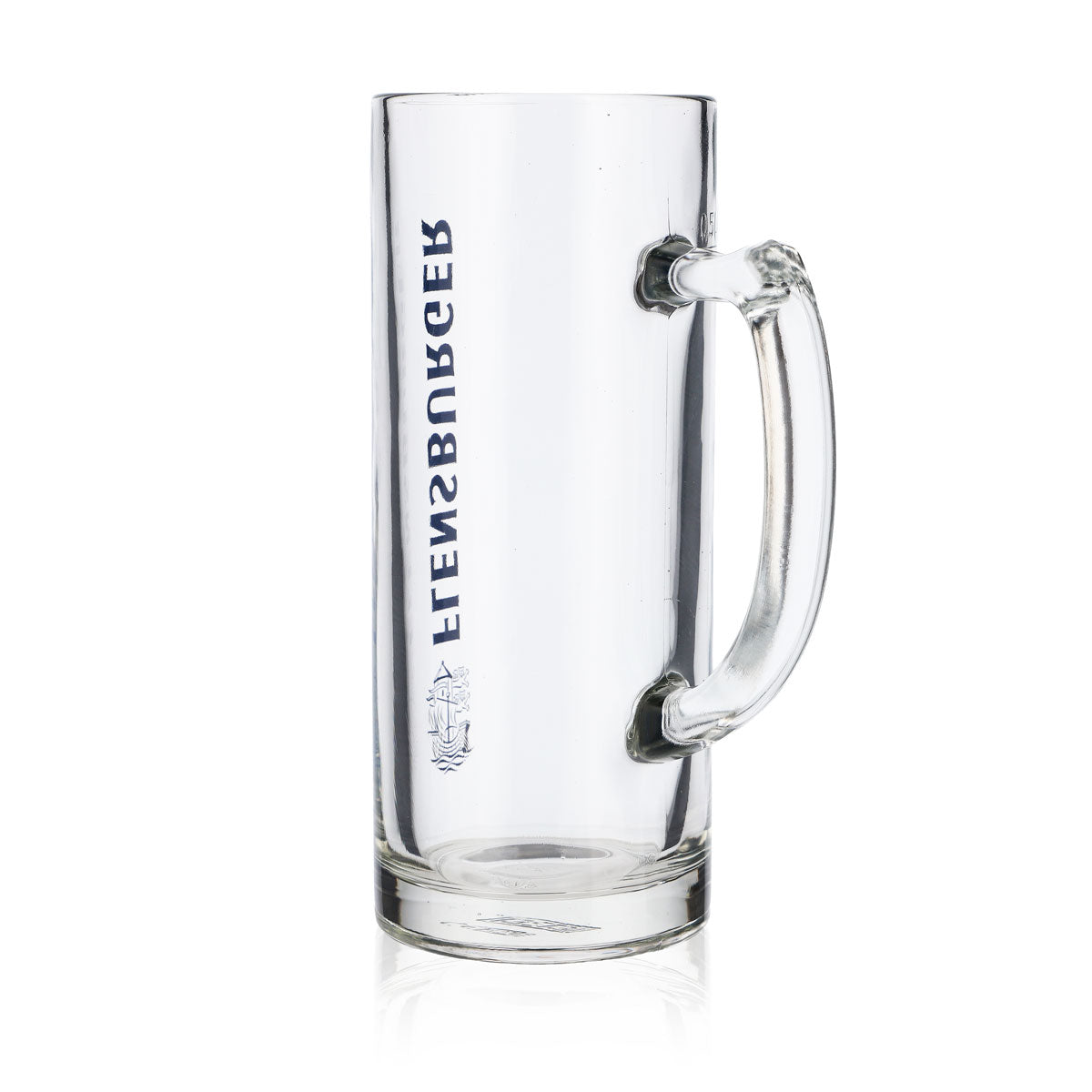 6 verres à bière Flensburg 0,5 l Verres à bière Chope Seidel Humpen inscription bleue – Vue 5