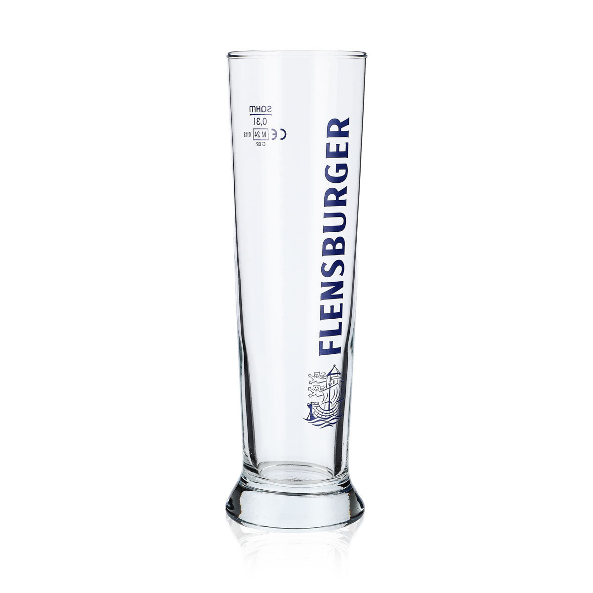 6 verres à bière Flensburg 0,3 l, inscription verticale « Sahm Vancouver » – Vue 3