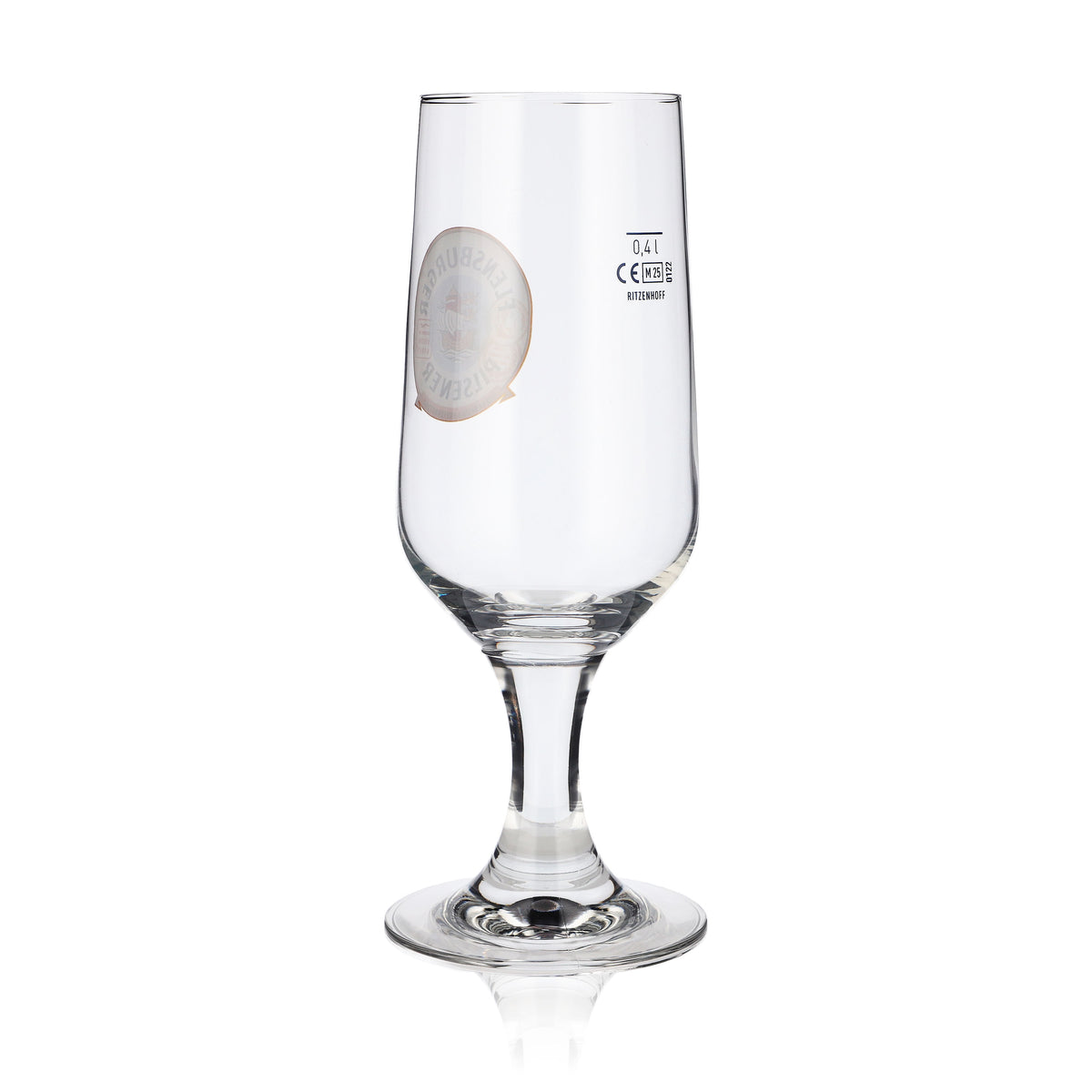 6 verres à bière Flensburg Pokalglas 0,4 l avec bord doré Ritzenhoff – Vue 4