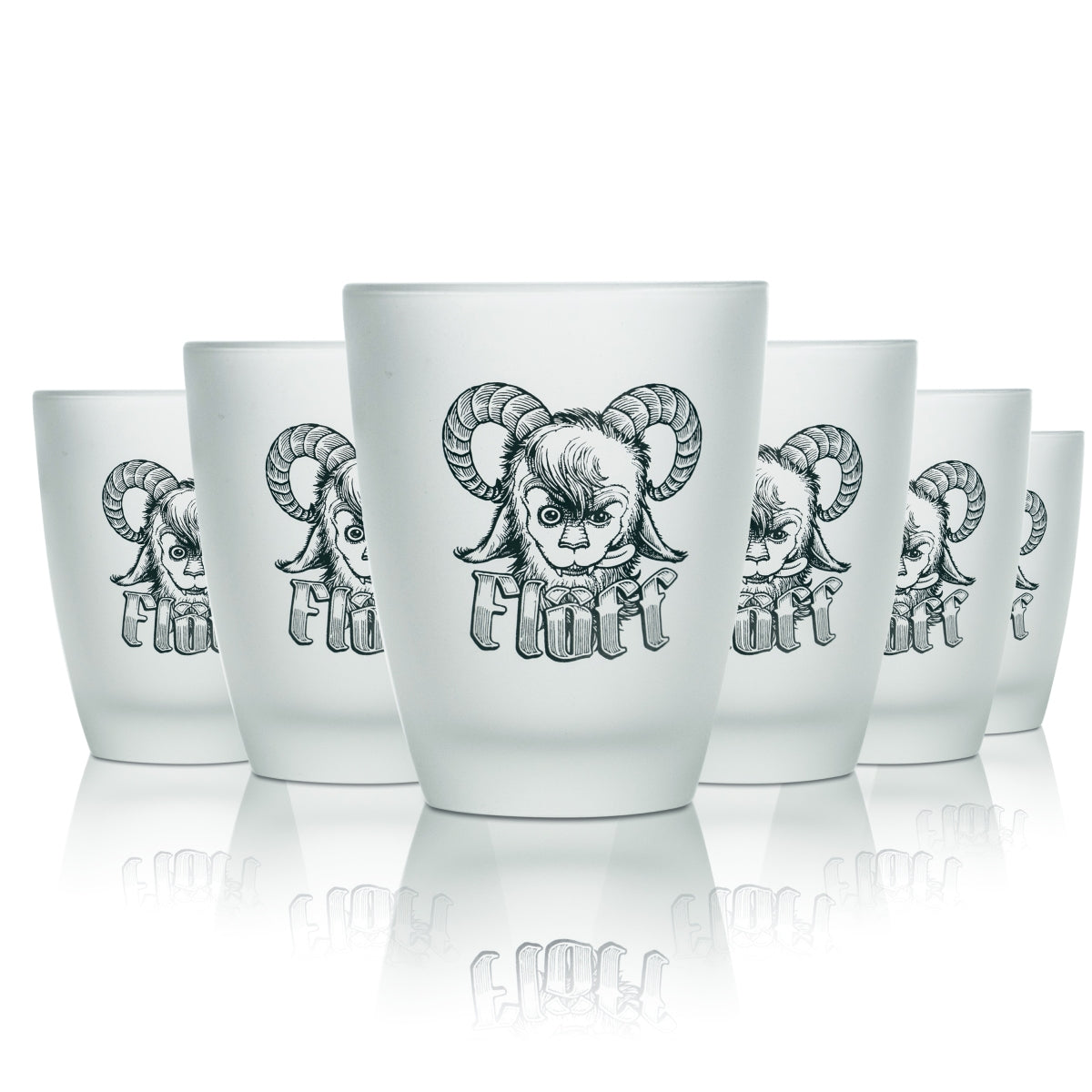 6x Flöff verre 0,2 l tasse verre à bière chaude verre à vin chaud punch hydromel gastronomique calibré