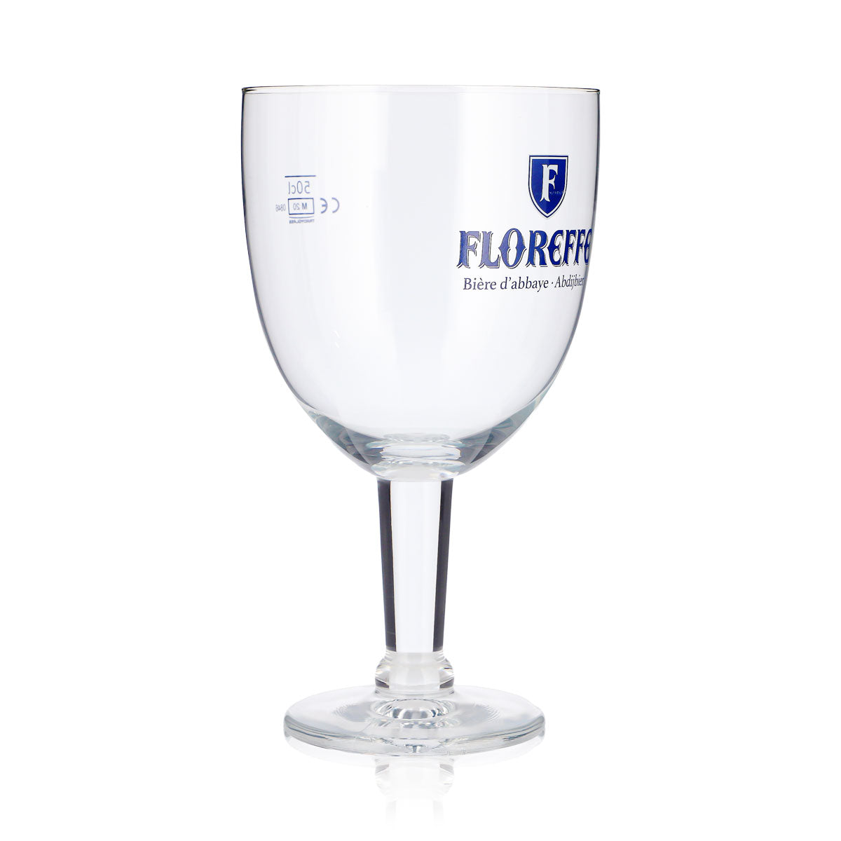 6 verres à bière Floreffe de 0,5 l, forme calice, logo Ritzenhoff bleu (lot de 6) – Vue 3