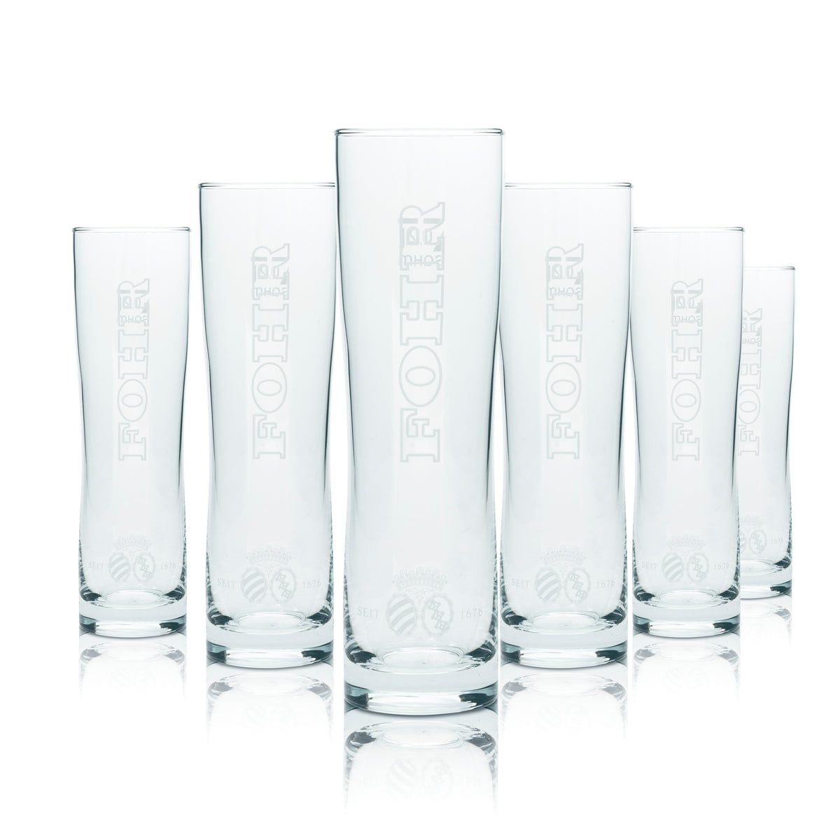 6x verre à bière Fohr 0,2 l, verre tulipe, brasserie, bar, bière blonde – Vue 4