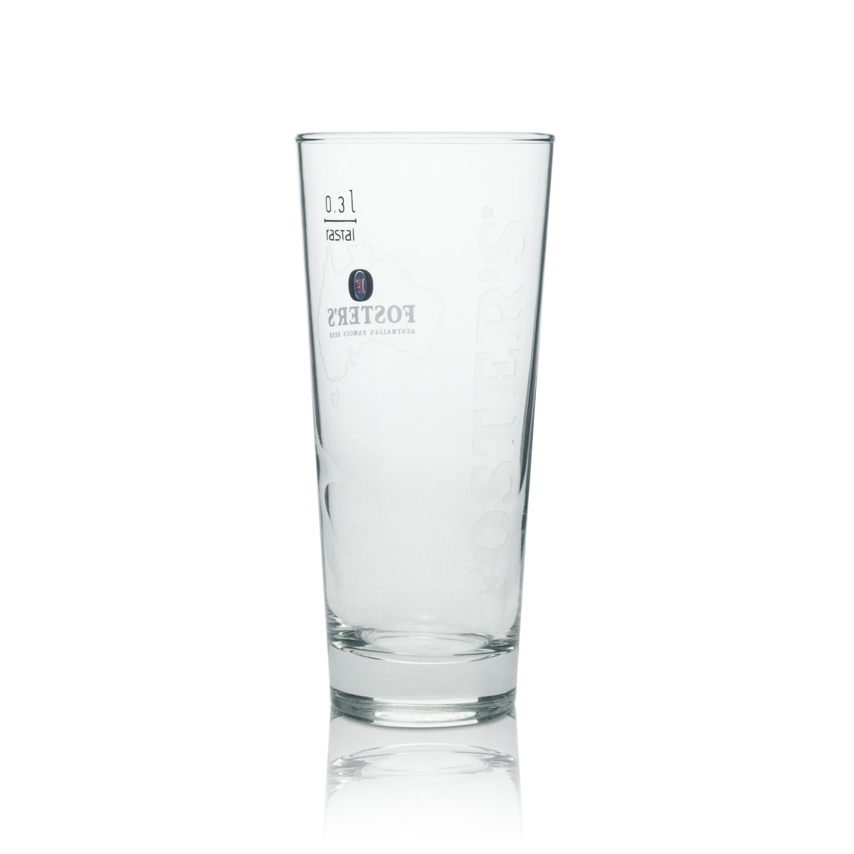 6 verres à bière Fosters « Carte géographique » 300 ml rastal – Vue 3