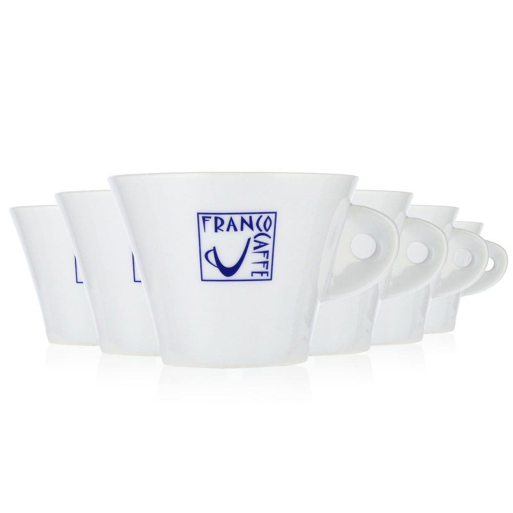 6x Franco Café Verre 0,18 l Tasse à café Mug à café Mug à latte Tognana