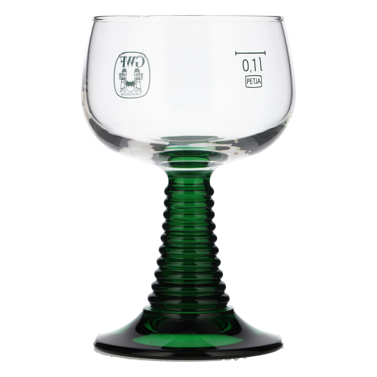 6 verres à vin Franken Römer 0,1 l  Coopérative viticole Franken pied vert – Vue 4