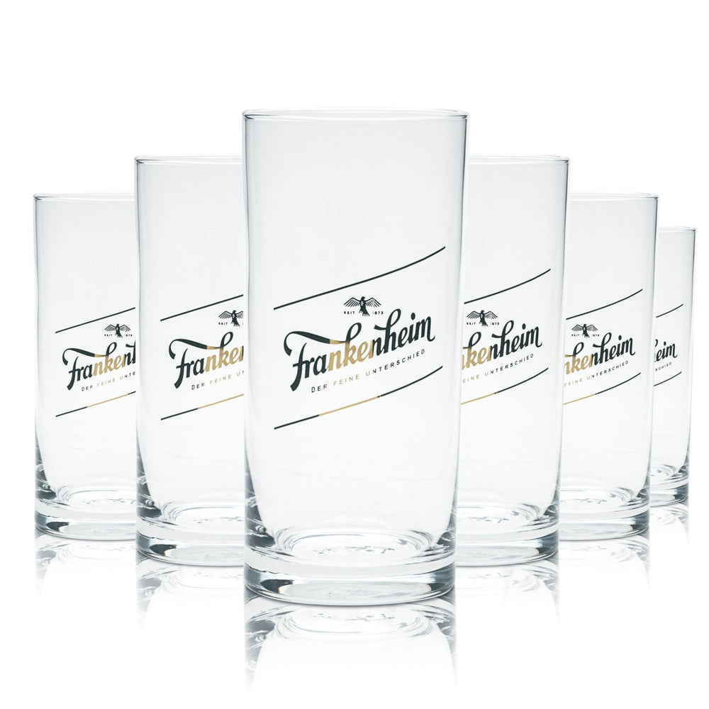 6 verres à bière Frankenheim 0,2 l Alt Stange, brasserie Düsseldorf