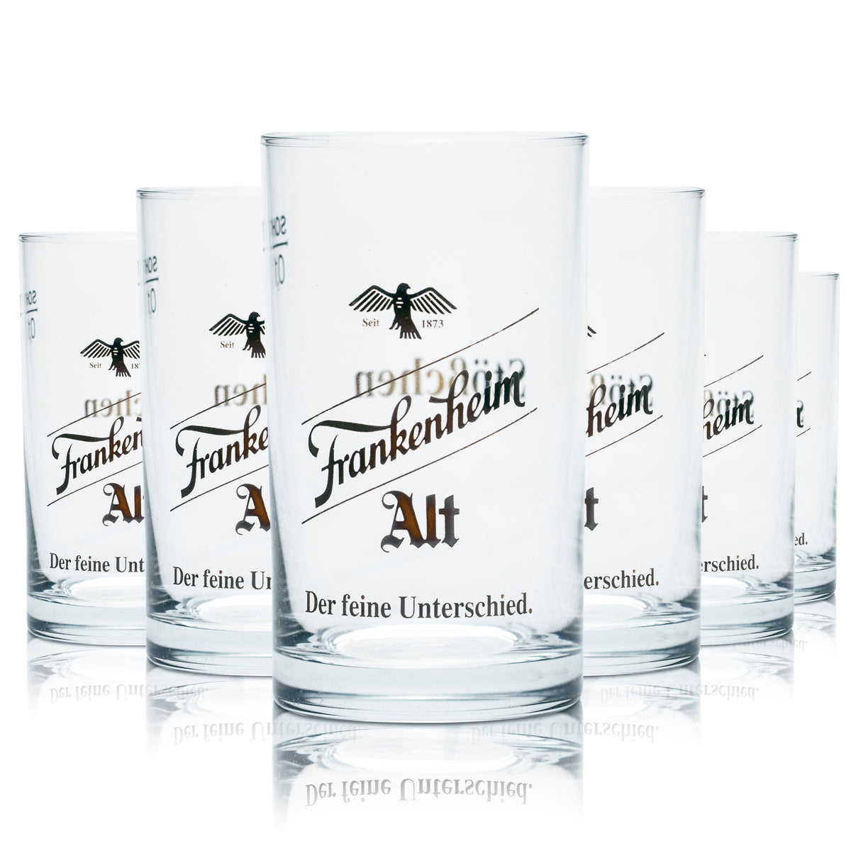 6 verres à bière Frankenheim 0,1 l, verre à bière Alt, verre à pied, calibré, pour la restauration, les bars et les cafés – Vue 5