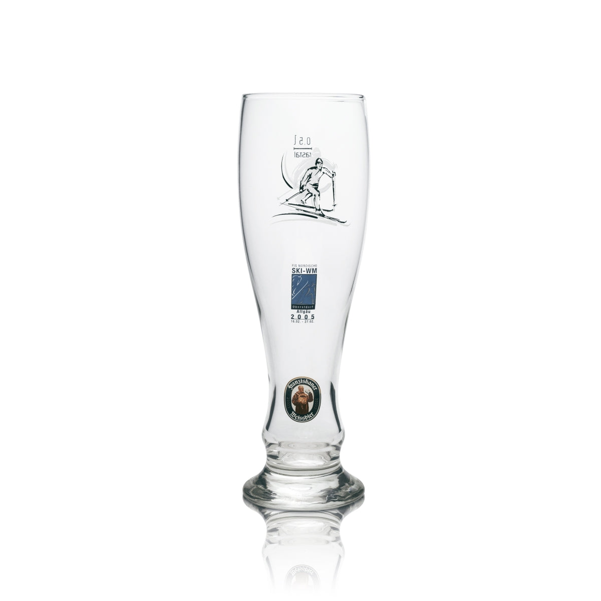 6 verres à bière Franziskaner édition ski 0,5 l rastal – Vue 2