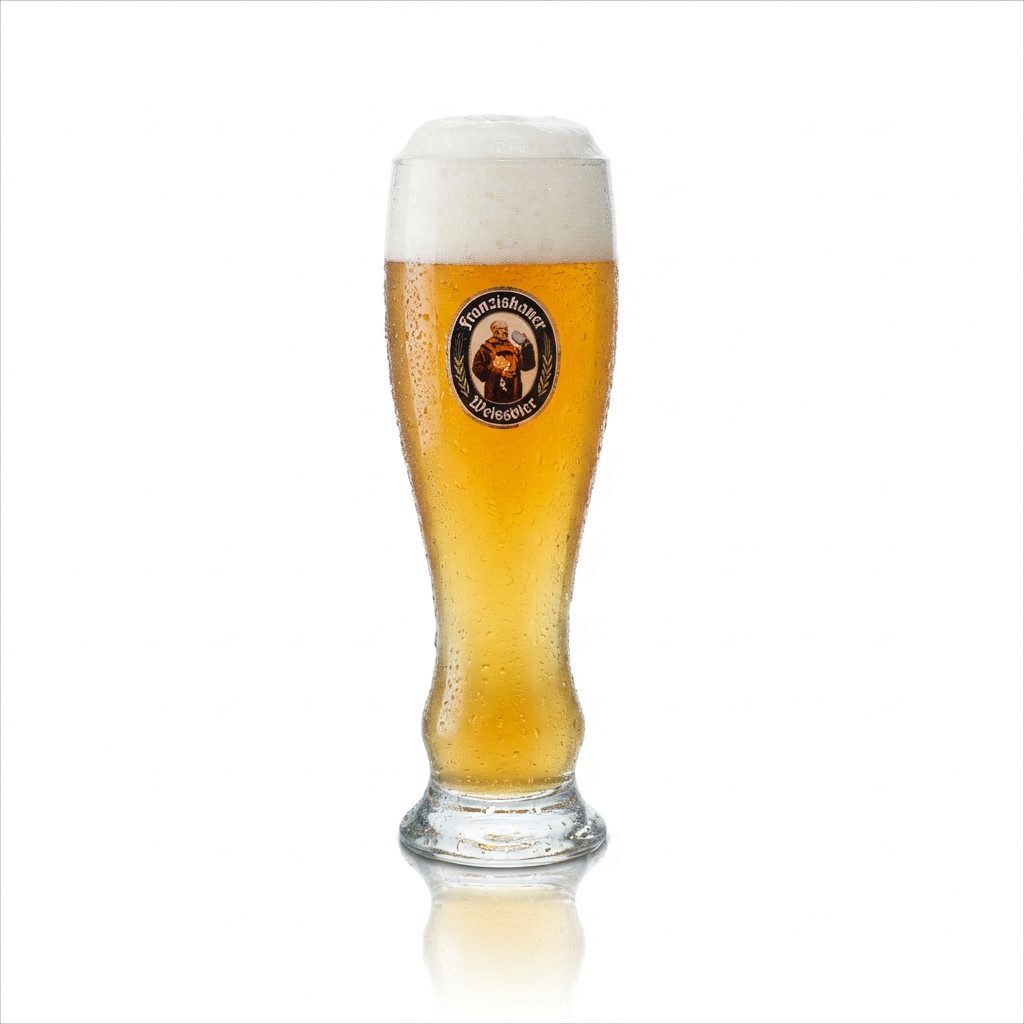 6 verres à bière Franziskaner Weißbier 0,3 l Hefe Kristall Weizen calibrés pour la restauration – Vue 2