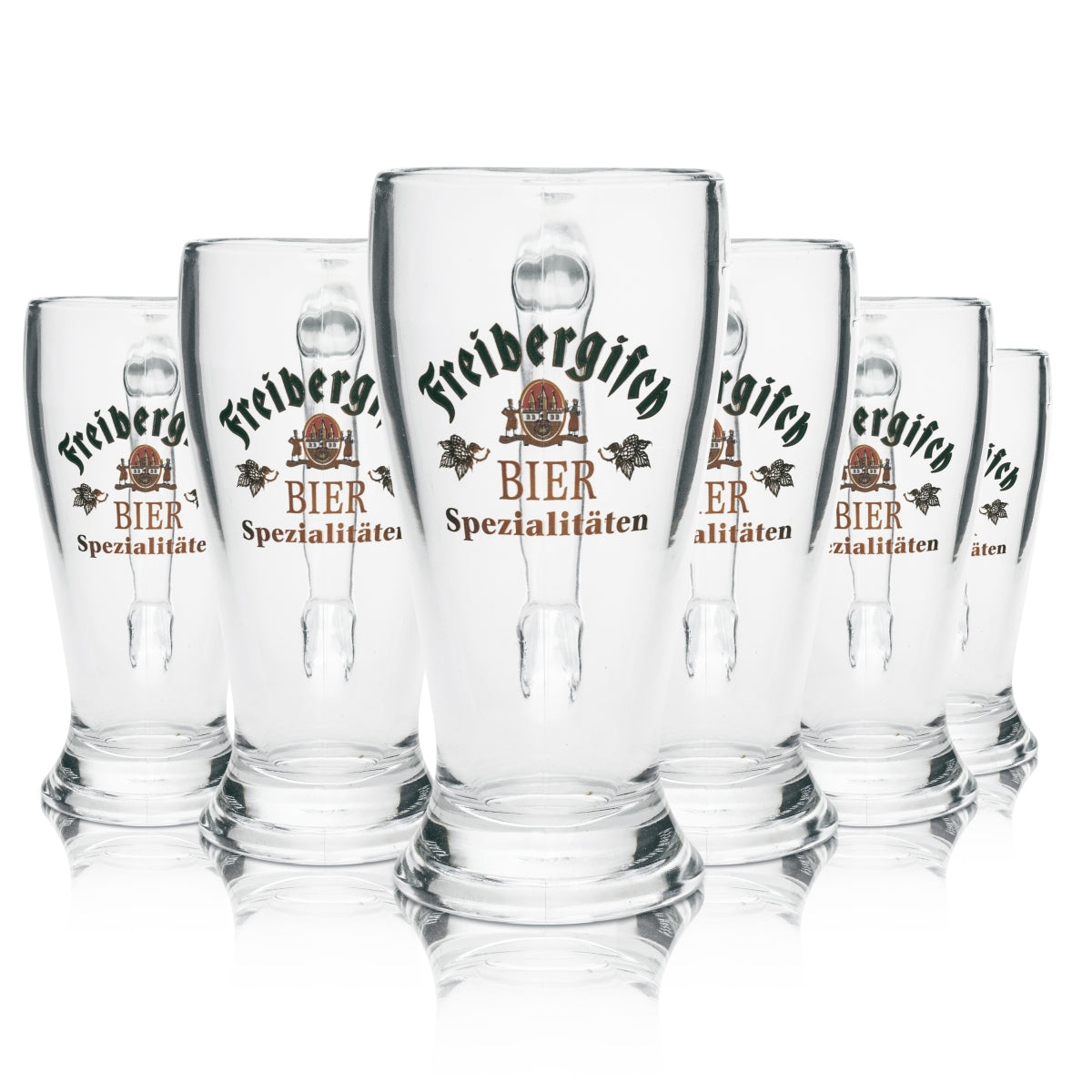 6 verres à bière Freibergisch 0,3 l Bormioli