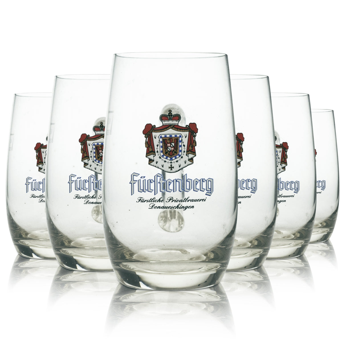 6 chopes à bière Fürstenberg 0,5 l rastal