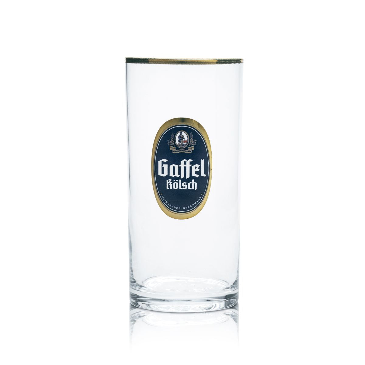 6 verres à bière Gaffel Kölsch 0,1 l avec bord doré, set de verres Brauerei Gastro Eiche – Vue 2