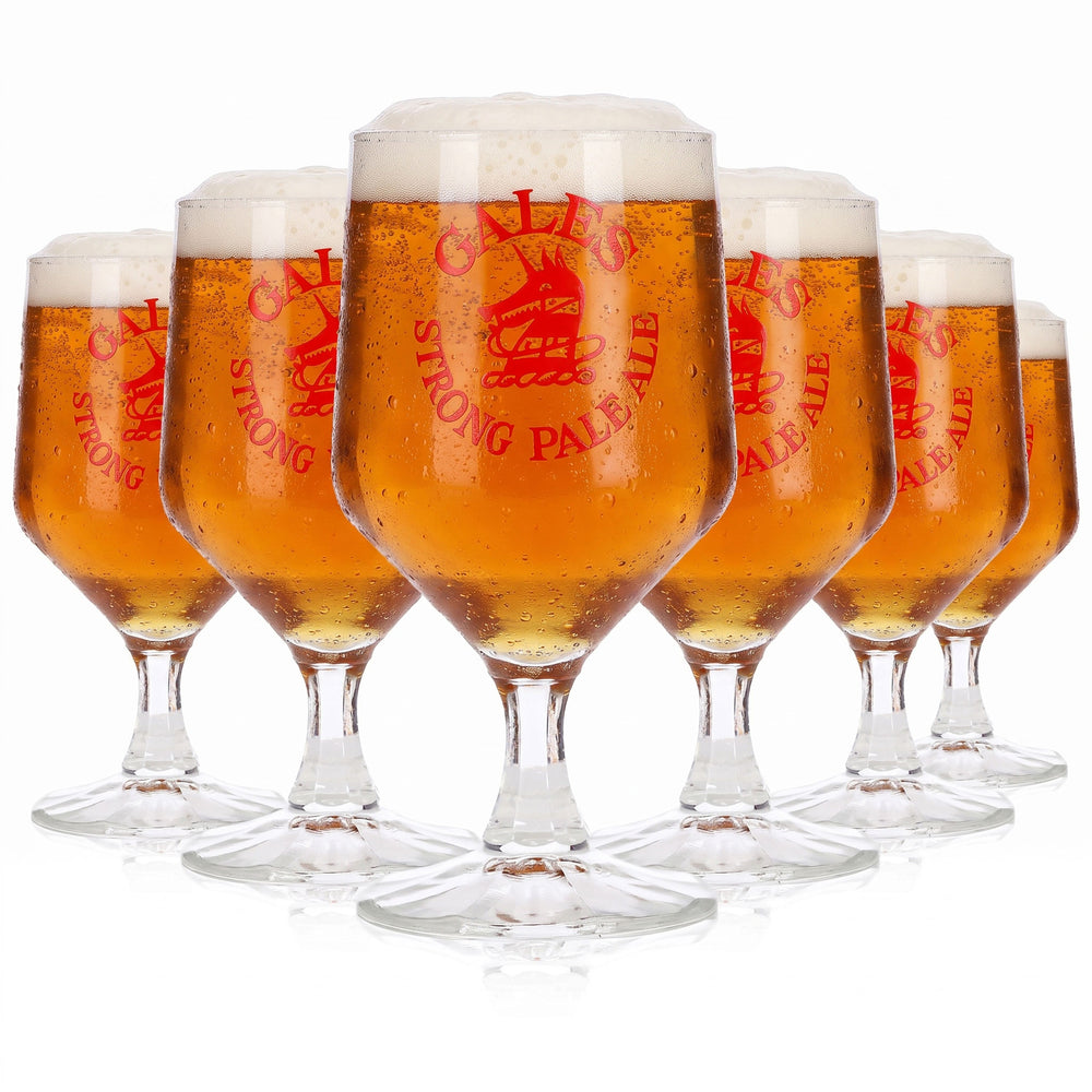 Lot de 6 verres à bière Gales Brewery de 0,29 l, modèle « Strong Pale Ale » (lot de 6)
