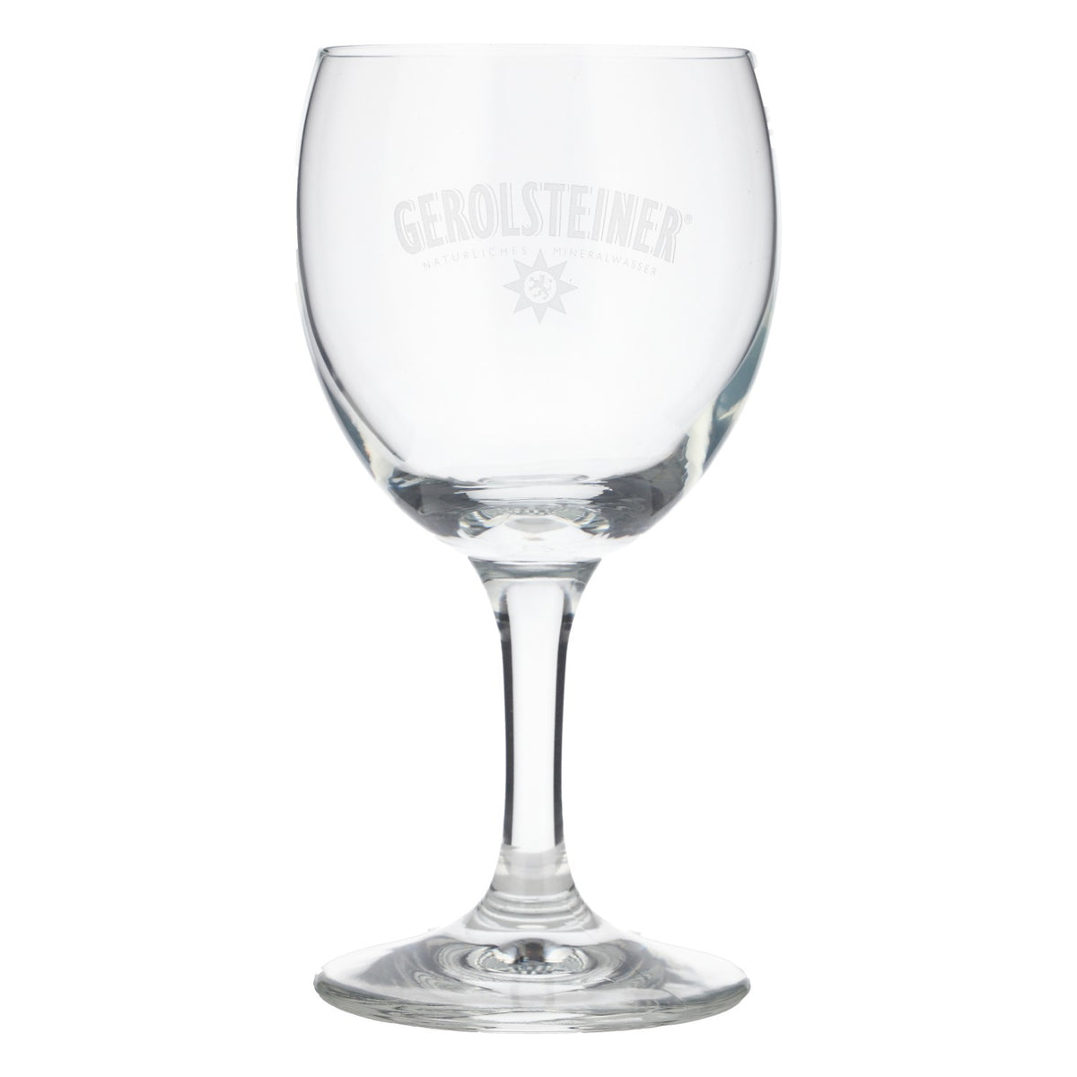 6 verres à eau Gerolsteiner, verres à pied 0,24 l, Ritzenhof – Vue 2