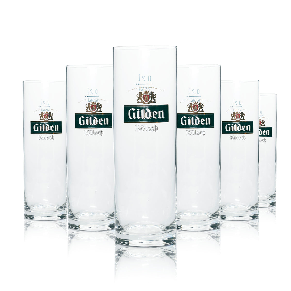 6 verres à bière Gilden 0,2 l Kölsch Stange Becher Willi Verres Carnaval Beer Gastro – Vue 4