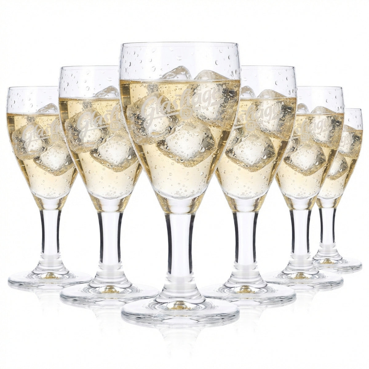 6 verres à eau Glashäger 0,15 l Verre à pied Verre à eau Ritzenhoff Tulano