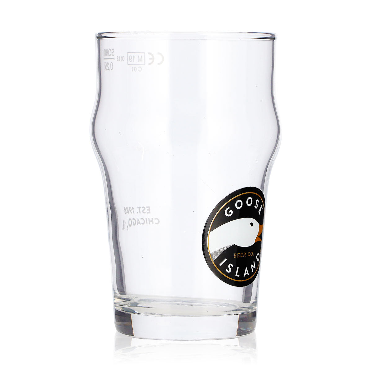 Lot de 6 verres à bière Goose Island 0,25 l, verre à long drink, logo « Gans » 1988, verre à bière Sahm (lot de 6) – Vue 3