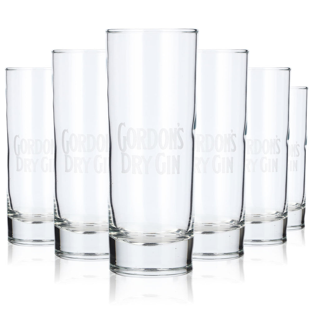 6 verres à gin Gordon's de 0,25 l – Verre à long drink, verre à cocktail, verre à tonic LDG Copa (lot de 6)