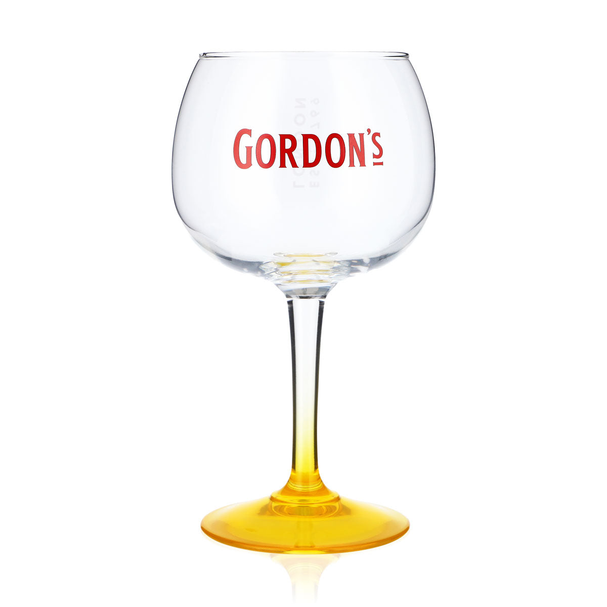 6 verres à gin Gordon's Verres ballons 0,45 l Verres à gin Jaune – Vue 2