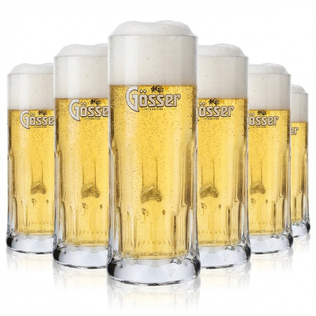 6 verres à bière Gösser 0,5 l Verres à bière Chopes à bière Chopes à bière Salzbourg