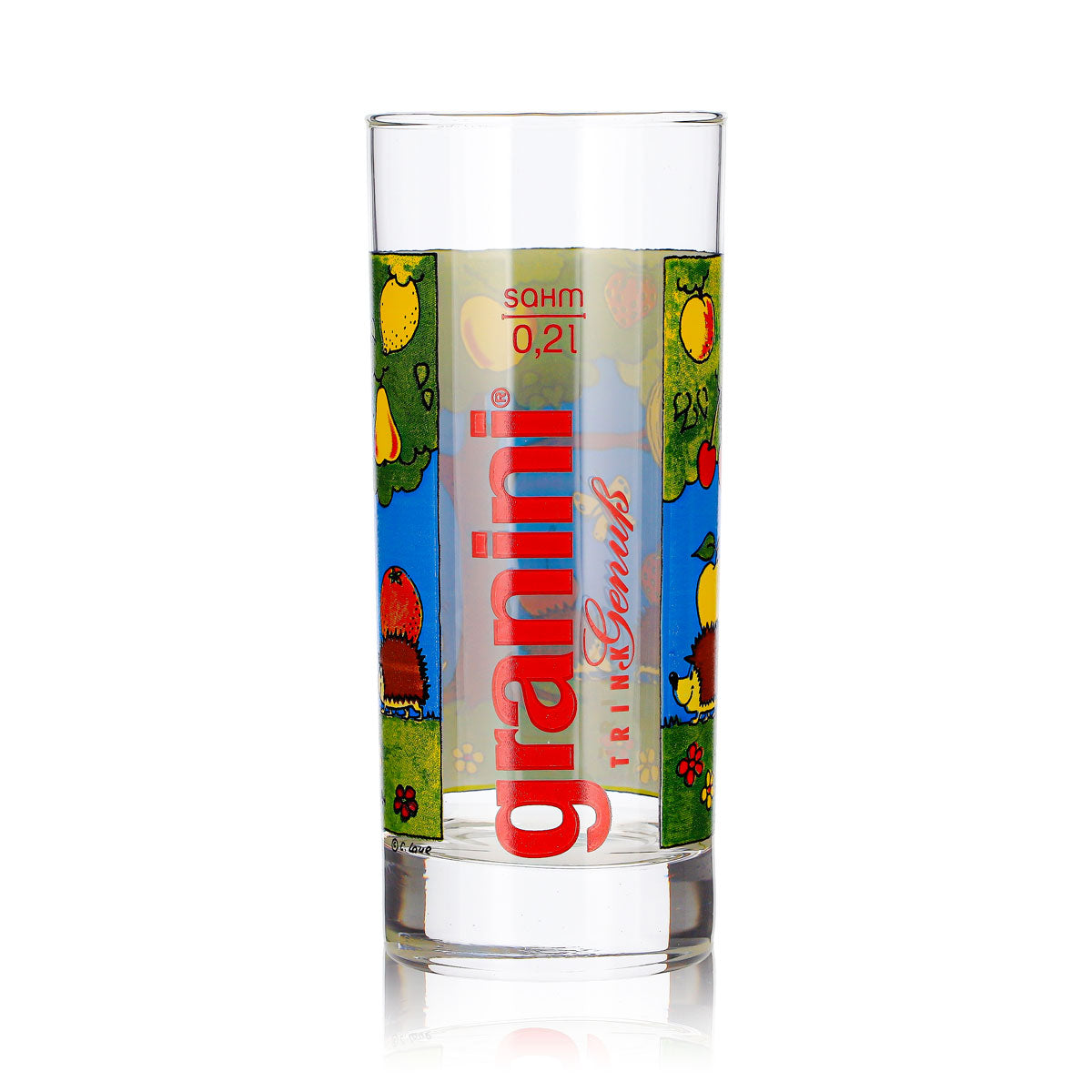 6 verres à jus Granini de 0,2 l avec motif hérisson : pour boire avec plaisir – Vue 4